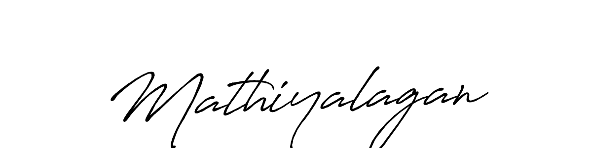 Create a beautiful signature design for name Mathiyalagan. With this signature (Antro_Vectra_Bolder) fonts, you can make a handwritten signature for free. Mathiyalagan signature style 7 images and pictures png