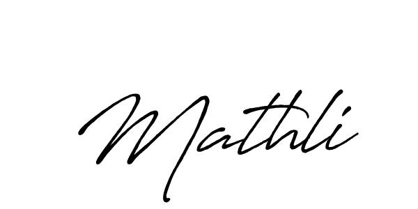 Create a beautiful signature design for name Mathli. With this signature (Antro_Vectra_Bolder) fonts, you can make a handwritten signature for free. Mathli signature style 7 images and pictures png