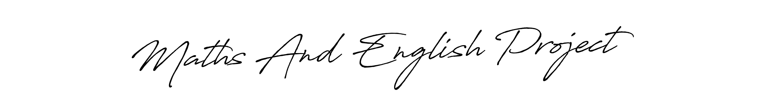 Here are the top 10 professional signature styles for the name Maths And English Project. These are the best autograph styles you can use for your name. Maths And English Project signature style 7 images and pictures png