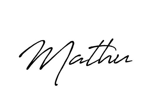 Make a beautiful signature design for name Mathu. With this signature (Antro_Vectra_Bolder) style, you can create a handwritten signature for free. Mathu signature style 7 images and pictures png