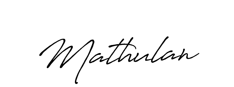 Make a beautiful signature design for name Mathulan. With this signature (Antro_Vectra_Bolder) style, you can create a handwritten signature for free. Mathulan signature style 7 images and pictures png