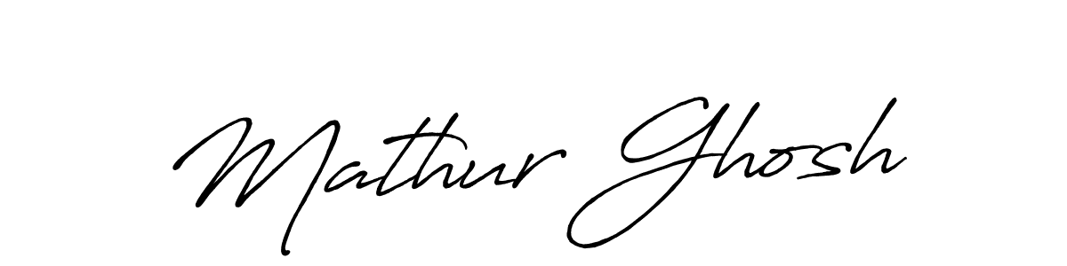 if you are searching for the best signature style for your name Mathur Ghosh. so please give up your signature search. here we have designed multiple signature styles  using Antro_Vectra_Bolder. Mathur Ghosh signature style 7 images and pictures png
