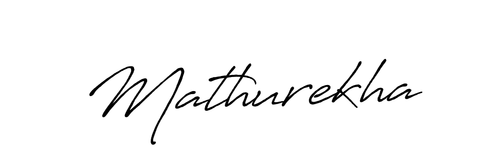 Use a signature maker to create a handwritten signature online. With this signature software, you can design (Antro_Vectra_Bolder) your own signature for name Mathurekha. Mathurekha signature style 7 images and pictures png