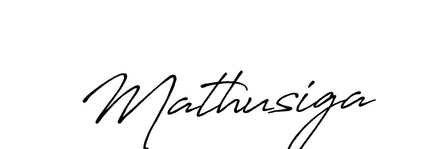 How to make Mathusiga name signature. Use Antro_Vectra_Bolder style for creating short signs online. This is the latest handwritten sign. Mathusiga signature style 7 images and pictures png