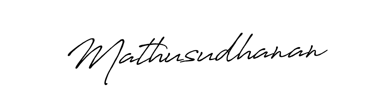 Also we have Mathusudhanan name is the best signature style. Create professional handwritten signature collection using Antro_Vectra_Bolder autograph style. Mathusudhanan signature style 7 images and pictures png
