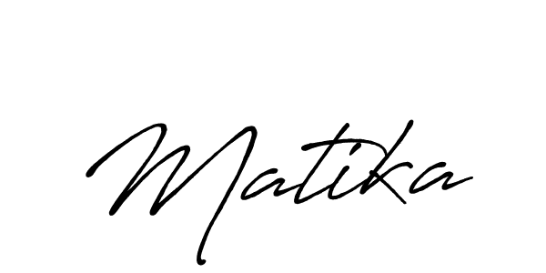 The best way (Antro_Vectra_Bolder) to make a short signature is to pick only two or three words in your name. The name Matika include a total of six letters. For converting this name. Matika signature style 7 images and pictures png