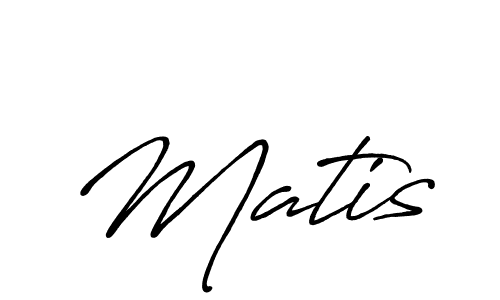 How to make Matis signature? Antro_Vectra_Bolder is a professional autograph style. Create handwritten signature for Matis name. Matis signature style 7 images and pictures png