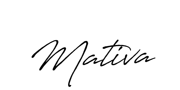 Mativa stylish signature style. Best Handwritten Sign (Antro_Vectra_Bolder) for my name. Handwritten Signature Collection Ideas for my name Mativa. Mativa signature style 7 images and pictures png