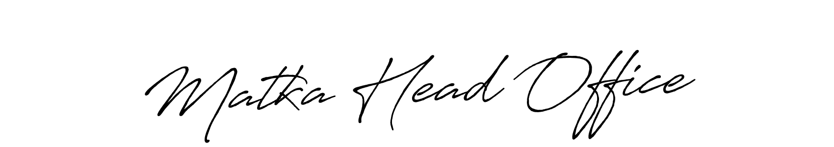 It looks lik you need a new signature style for name Matka Head Office. Design unique handwritten (Antro_Vectra_Bolder) signature with our free signature maker in just a few clicks. Matka Head Office signature style 7 images and pictures png