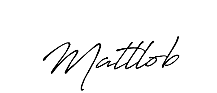 Design your own signature with our free online signature maker. With this signature software, you can create a handwritten (Antro_Vectra_Bolder) signature for name Matllob. Matllob signature style 7 images and pictures png