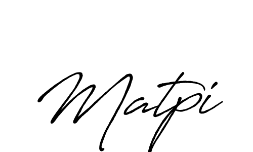 Use a signature maker to create a handwritten signature online. With this signature software, you can design (Antro_Vectra_Bolder) your own signature for name Matpi. Matpi signature style 7 images and pictures png