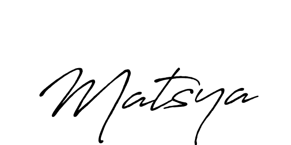 It looks lik you need a new signature style for name Matsya. Design unique handwritten (Antro_Vectra_Bolder) signature with our free signature maker in just a few clicks. Matsya signature style 7 images and pictures png