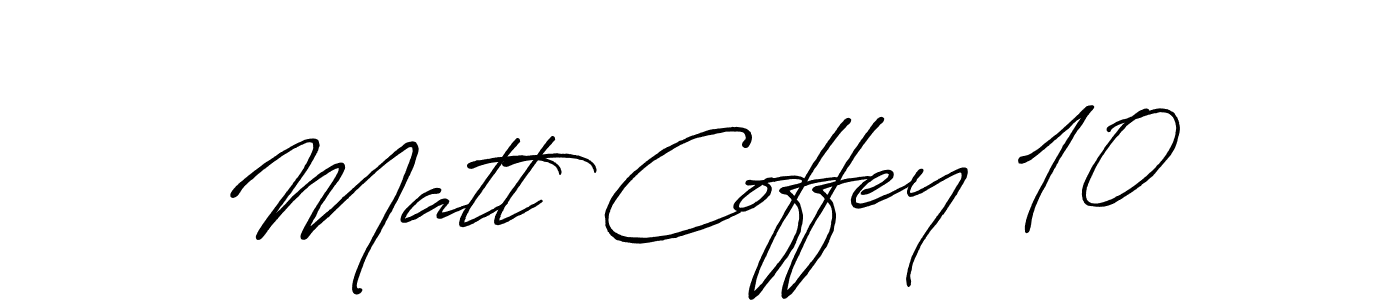 Also we have Matt Coffey 10 name is the best signature style. Create professional handwritten signature collection using Antro_Vectra_Bolder autograph style. Matt Coffey 10 signature style 7 images and pictures png