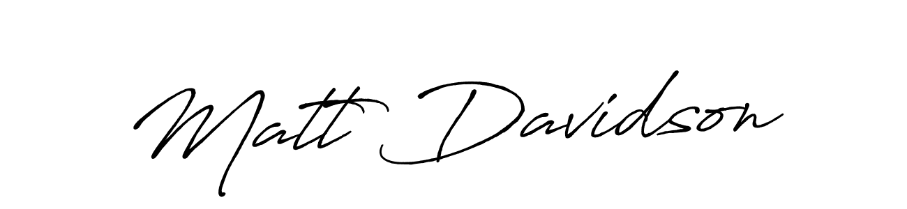 Similarly Antro_Vectra_Bolder is the best handwritten signature design. Signature creator online .You can use it as an online autograph creator for name Matt Davidson. Matt Davidson signature style 7 images and pictures png