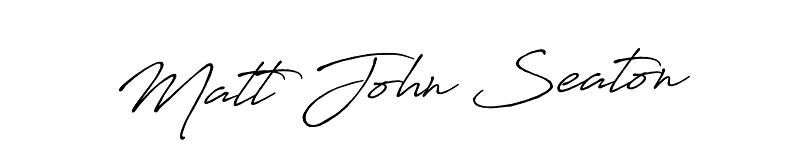 Antro_Vectra_Bolder is a professional signature style that is perfect for those who want to add a touch of class to their signature. It is also a great choice for those who want to make their signature more unique. Get Matt John Seaton name to fancy signature for free. Matt John Seaton signature style 7 images and pictures png