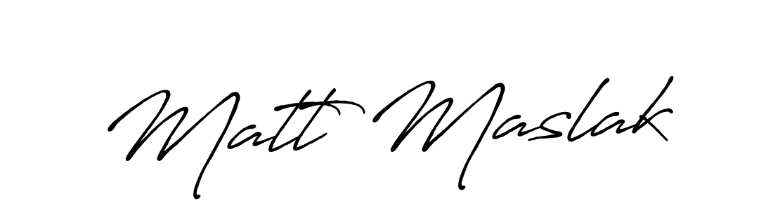 Antro_Vectra_Bolder is a professional signature style that is perfect for those who want to add a touch of class to their signature. It is also a great choice for those who want to make their signature more unique. Get Matt Maslak name to fancy signature for free. Matt Maslak signature style 7 images and pictures png