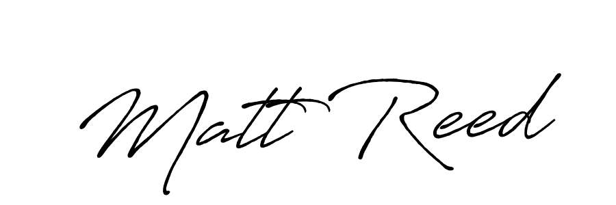 The best way (Antro_Vectra_Bolder) to make a short signature is to pick only two or three words in your name. The name Matt Reed include a total of six letters. For converting this name. Matt Reed signature style 7 images and pictures png