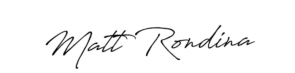 How to make Matt Rondina signature? Antro_Vectra_Bolder is a professional autograph style. Create handwritten signature for Matt Rondina name. Matt Rondina signature style 7 images and pictures png