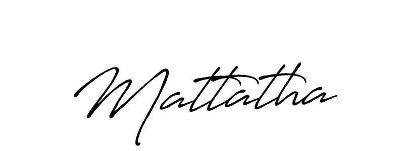 Also we have Mattatha name is the best signature style. Create professional handwritten signature collection using Antro_Vectra_Bolder autograph style. Mattatha signature style 7 images and pictures png