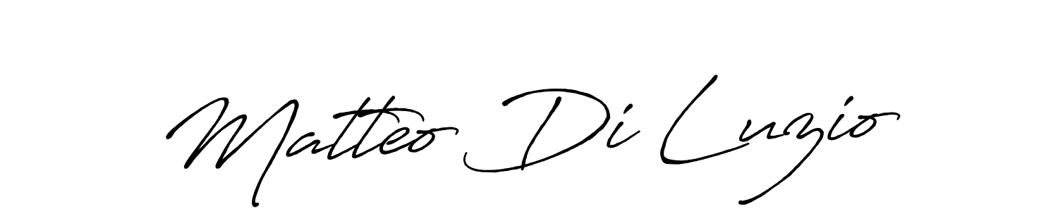 Make a short Matteo Di Luzio signature style. Manage your documents anywhere anytime using Antro_Vectra_Bolder. Create and add eSignatures, submit forms, share and send files easily. Matteo Di Luzio signature style 7 images and pictures png
