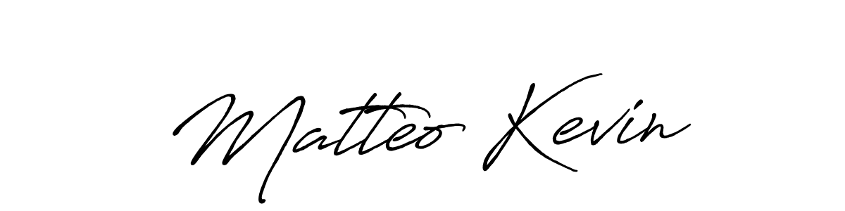 It looks lik you need a new signature style for name Matteo Kevin. Design unique handwritten (Antro_Vectra_Bolder) signature with our free signature maker in just a few clicks. Matteo Kevin signature style 7 images and pictures png