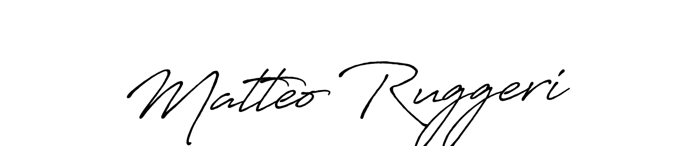 It looks lik you need a new signature style for name Matteo Ruggeri. Design unique handwritten (Antro_Vectra_Bolder) signature with our free signature maker in just a few clicks. Matteo Ruggeri signature style 7 images and pictures png