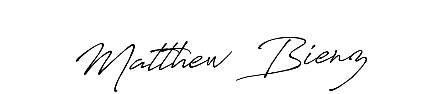 Similarly Antro_Vectra_Bolder is the best handwritten signature design. Signature creator online .You can use it as an online autograph creator for name Matthew  Bienz. Matthew  Bienz signature style 7 images and pictures png