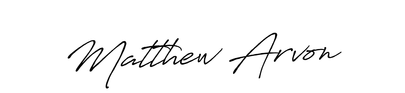 Design your own signature with our free online signature maker. With this signature software, you can create a handwritten (Antro_Vectra_Bolder) signature for name Matthew Arvon. Matthew Arvon signature style 7 images and pictures png