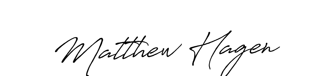 Matthew Hagen stylish signature style. Best Handwritten Sign (Antro_Vectra_Bolder) for my name. Handwritten Signature Collection Ideas for my name Matthew Hagen. Matthew Hagen signature style 7 images and pictures png