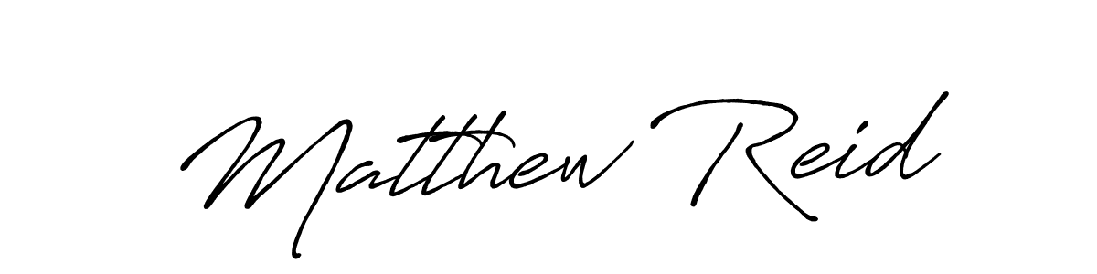 The best way (Antro_Vectra_Bolder) to make a short signature is to pick only two or three words in your name. The name Matthew Reid include a total of six letters. For converting this name. Matthew Reid signature style 7 images and pictures png