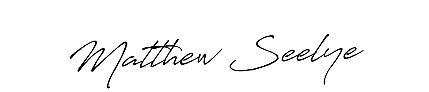 Use a signature maker to create a handwritten signature online. With this signature software, you can design (Antro_Vectra_Bolder) your own signature for name Matthew Seelye. Matthew Seelye signature style 7 images and pictures png