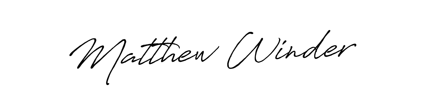 Also we have Matthew Winder name is the best signature style. Create professional handwritten signature collection using Antro_Vectra_Bolder autograph style. Matthew Winder signature style 7 images and pictures png