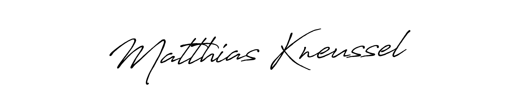 Make a beautiful signature design for name Matthias Kneussel. With this signature (Antro_Vectra_Bolder) style, you can create a handwritten signature for free. Matthias Kneussel signature style 7 images and pictures png