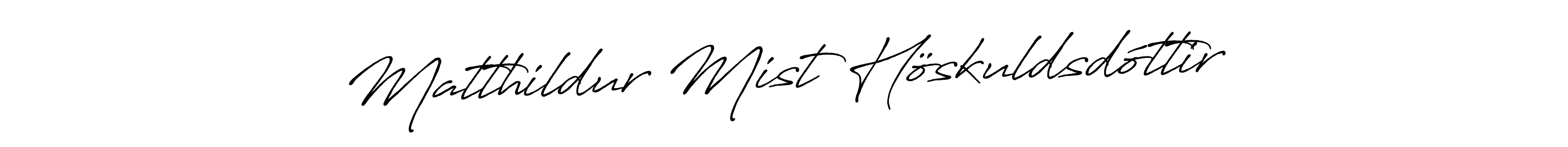 How to Draw Matthildur Mist Höskuldsdóttir signature style? Antro_Vectra_Bolder is a latest design signature styles for name Matthildur Mist Höskuldsdóttir. Matthildur Mist Höskuldsdóttir signature style 7 images and pictures png