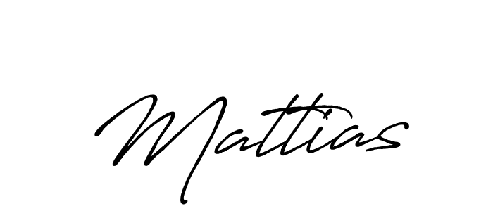 Use a signature maker to create a handwritten signature online. With this signature software, you can design (Antro_Vectra_Bolder) your own signature for name Mattias. Mattias signature style 7 images and pictures png