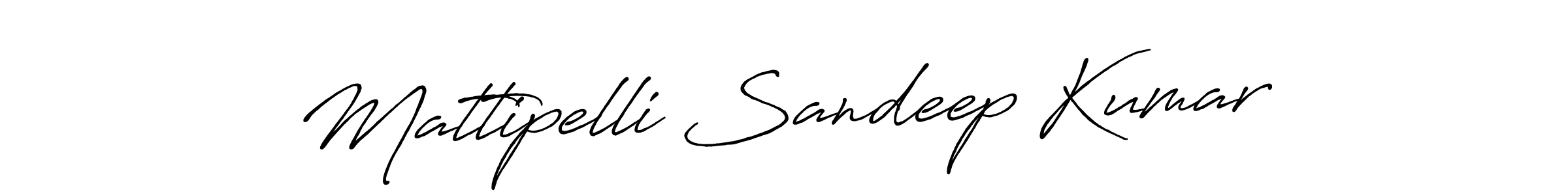 It looks lik you need a new signature style for name Mattipelli Sandeep Kumar. Design unique handwritten (Antro_Vectra_Bolder) signature with our free signature maker in just a few clicks. Mattipelli Sandeep Kumar signature style 7 images and pictures png