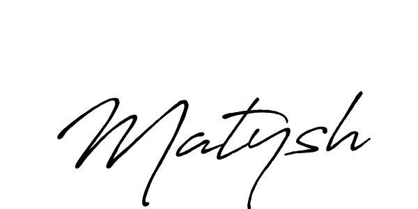 Similarly Antro_Vectra_Bolder is the best handwritten signature design. Signature creator online .You can use it as an online autograph creator for name Matysh. Matysh signature style 7 images and pictures png
