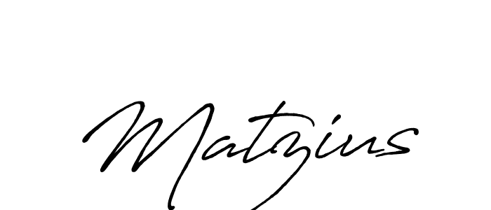 Matzius stylish signature style. Best Handwritten Sign (Antro_Vectra_Bolder) for my name. Handwritten Signature Collection Ideas for my name Matzius. Matzius signature style 7 images and pictures png