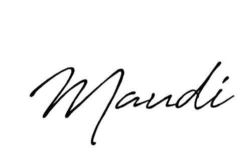 Make a beautiful signature design for name Maudi. Use this online signature maker to create a handwritten signature for free. Maudi signature style 7 images and pictures png