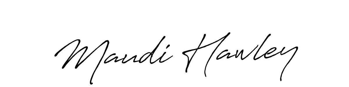 It looks lik you need a new signature style for name Maudi Hawley. Design unique handwritten (Antro_Vectra_Bolder) signature with our free signature maker in just a few clicks. Maudi Hawley signature style 7 images and pictures png