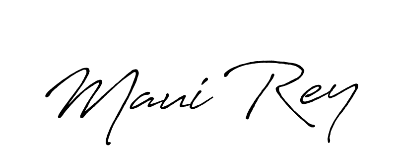 Make a beautiful signature design for name Maui Rey. Use this online signature maker to create a handwritten signature for free. Maui Rey signature style 7 images and pictures png