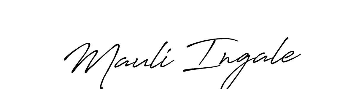 Best and Professional Signature Style for Mauli Ingale. Antro_Vectra_Bolder Best Signature Style Collection. Mauli Ingale signature style 7 images and pictures png