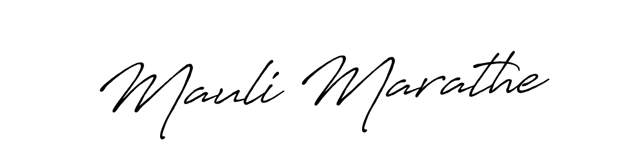 Also You can easily find your signature by using the search form. We will create Mauli Marathe name handwritten signature images for you free of cost using Antro_Vectra_Bolder sign style. Mauli Marathe signature style 7 images and pictures png