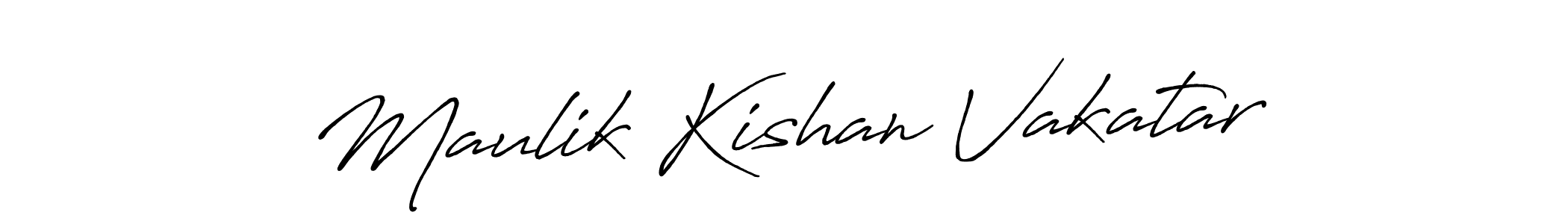 if you are searching for the best signature style for your name Maulik Kishan Vakatar. so please give up your signature search. here we have designed multiple signature styles  using Antro_Vectra_Bolder. Maulik Kishan Vakatar signature style 7 images and pictures png