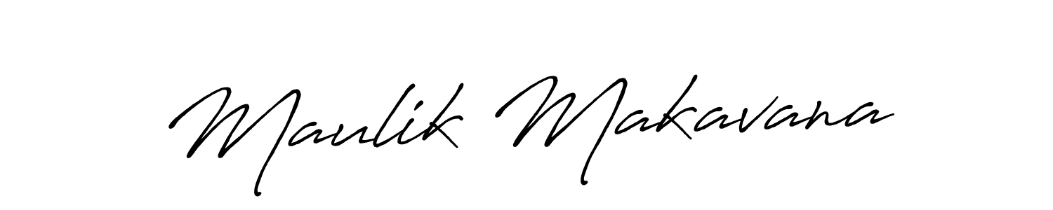 The best way (Antro_Vectra_Bolder) to make a short signature is to pick only two or three words in your name. The name Maulik Makavana include a total of six letters. For converting this name. Maulik Makavana signature style 7 images and pictures png