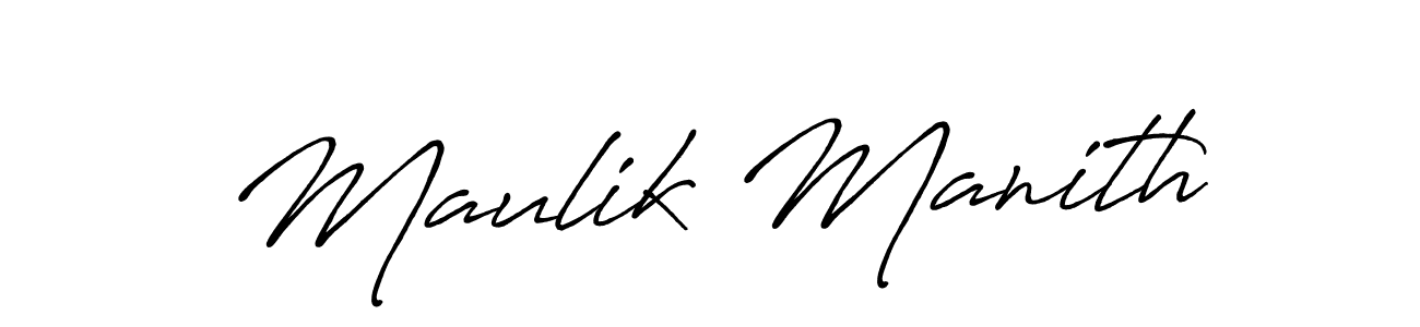 Make a beautiful signature design for name Maulik Manith. Use this online signature maker to create a handwritten signature for free. Maulik Manith signature style 7 images and pictures png