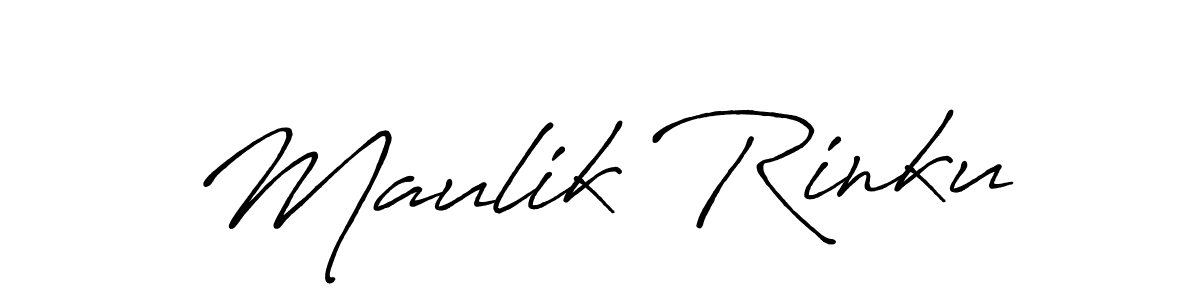 Best and Professional Signature Style for Maulik Rinku. Antro_Vectra_Bolder Best Signature Style Collection. Maulik Rinku signature style 7 images and pictures png