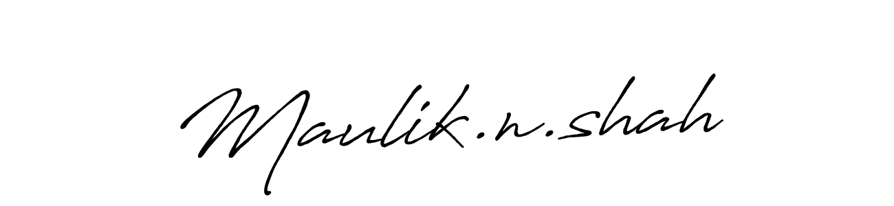 if you are searching for the best signature style for your name Maulik.n.shah. so please give up your signature search. here we have designed multiple signature styles  using Antro_Vectra_Bolder. Maulik.n.shah signature style 7 images and pictures png