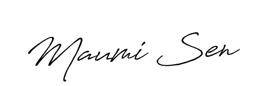 You can use this online signature creator to create a handwritten signature for the name Maumi Sen. This is the best online autograph maker. Maumi Sen signature style 7 images and pictures png