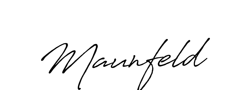 Design your own signature with our free online signature maker. With this signature software, you can create a handwritten (Antro_Vectra_Bolder) signature for name Maunfeld. Maunfeld signature style 7 images and pictures png